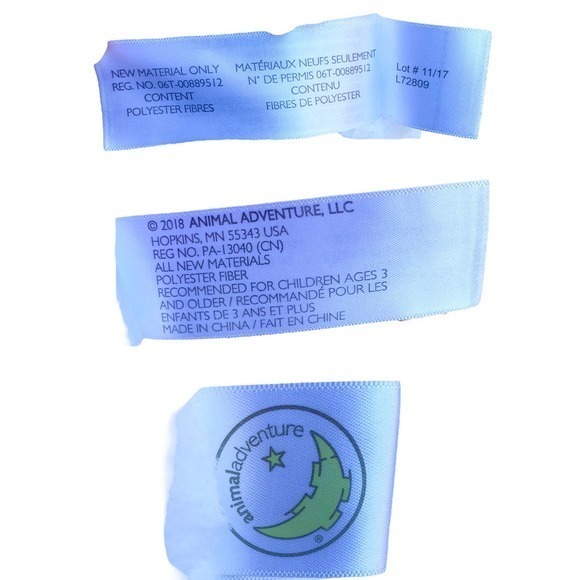 - NWOT Animal Adventure Easter Eggs Bunny Rabbit Stuffed Plush Toy Brown - Picture 8 of 8